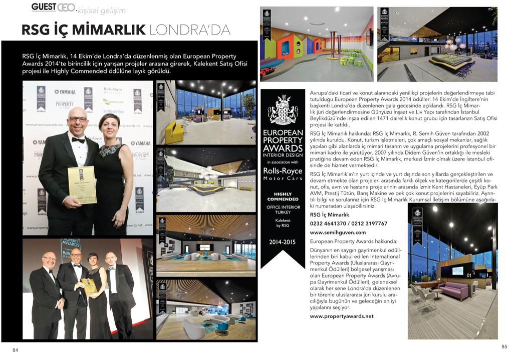 RSG İç Mimarlık sayfa