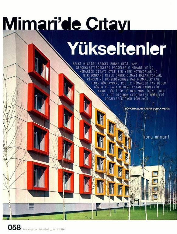 RSG İç Mimarlık  trendsetter istanbul 