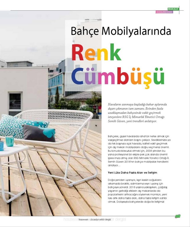RSG İç Mimarlık  eco life 