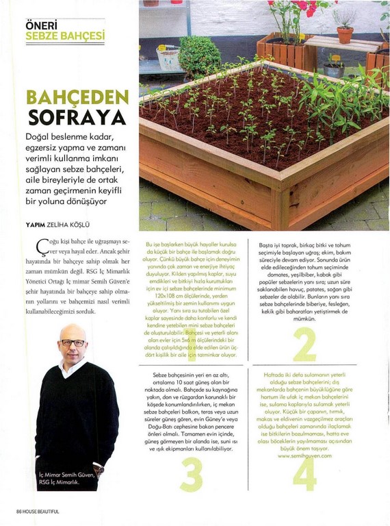 RSG İç Mimarlık  house beautiful 