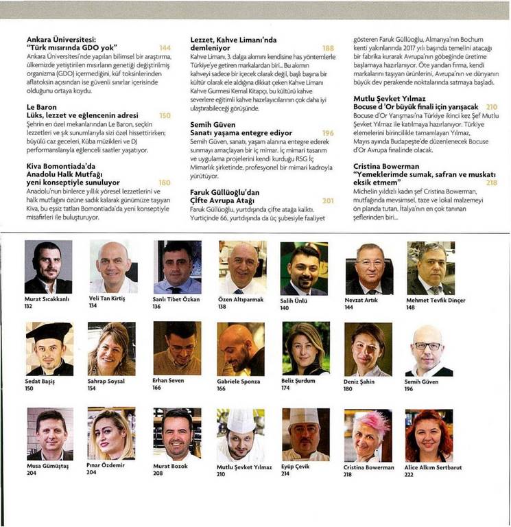 RSG İç Mimarlık  gastronomi 