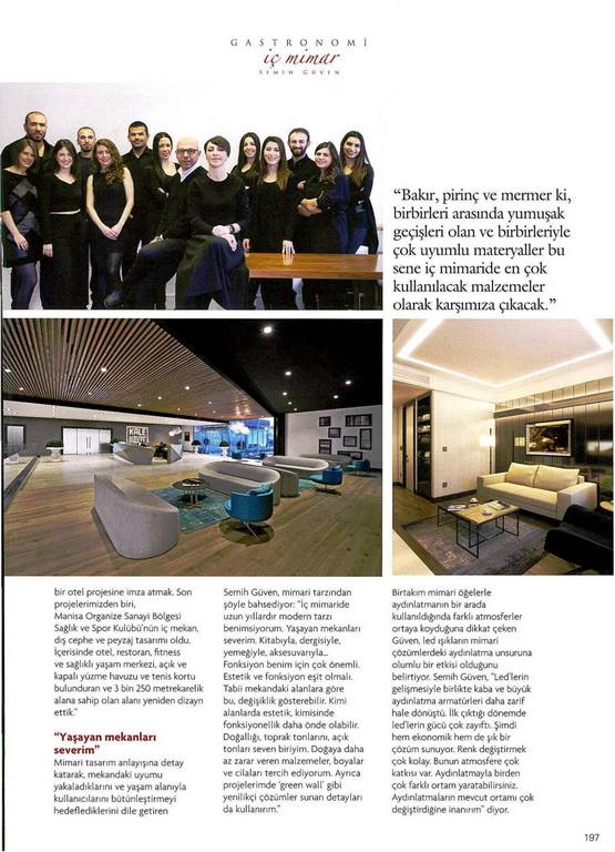 RSG İç Mimarlık  gastronomi 