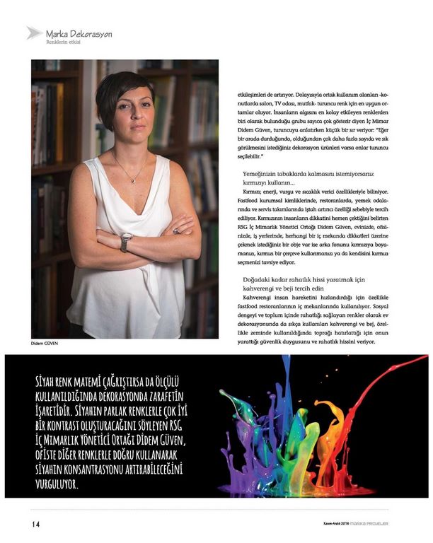 RSG İç Mimarlık  marka projeler 