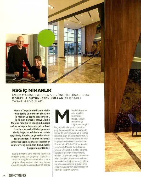 RSG İç Mimarlık  dekotrend 