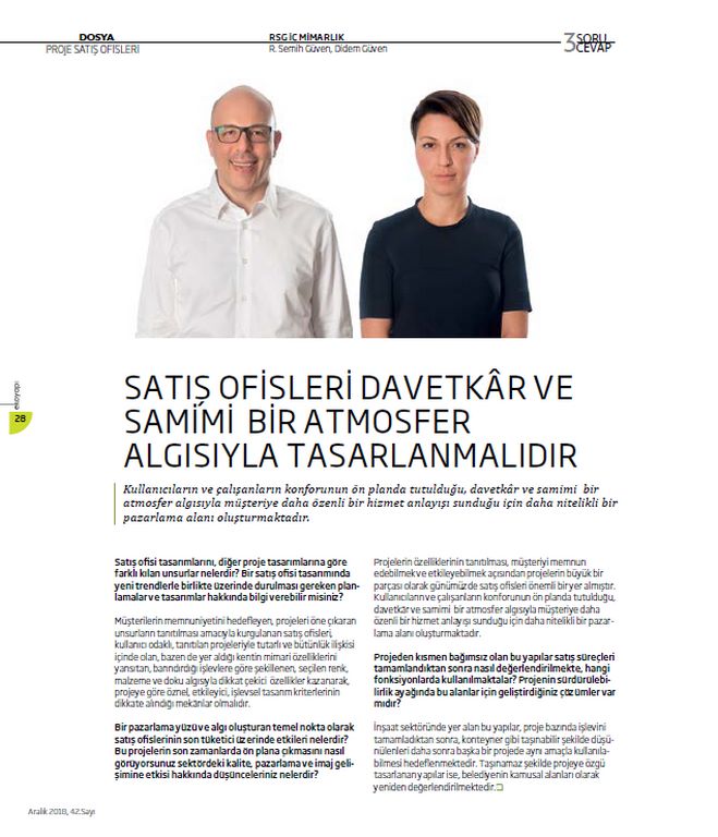 RSG İç Mimarlık  ekoyapi 